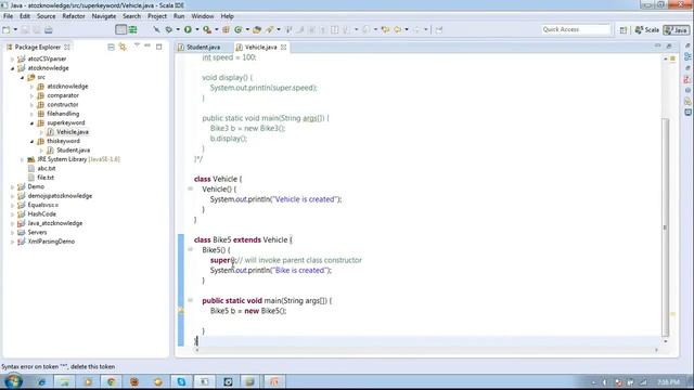 this() and super keyword in java and it purpose with short example смотреть онлайн