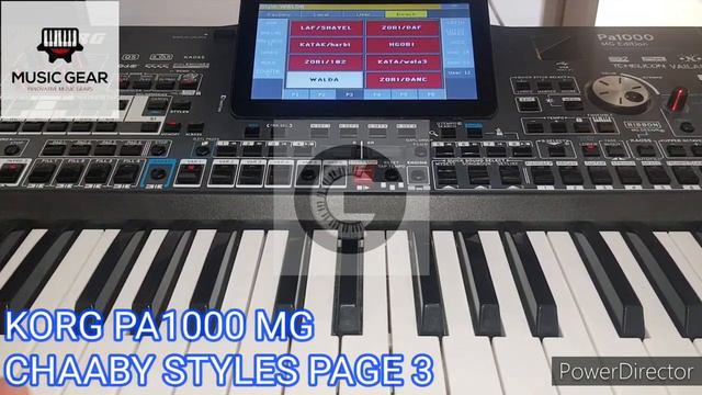 KORG PA1000 MG - CHAABY STYLES PAGE 3 إيقاعات شعبي جديدة صفحة ٣ смотреть онлайн