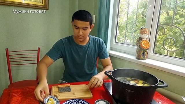 Узбекский деликатес. Думгаза.Суп из говяжьего хвоста. Дум шурва Это вкусно! смотреть онлайн