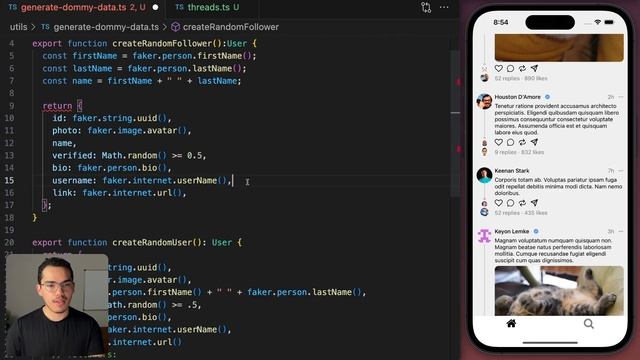 Building a Threads Clone with React Native, TypeScript & Expo 49! смотреть онлайн