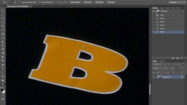 Pencil Tool (HD) Photoshop Tools Tutorial смотреть онлайн