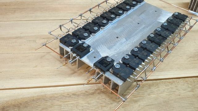 How To Make A Simple Inverter 2500W, 20 Transistor D718, Creative Prodigy #6