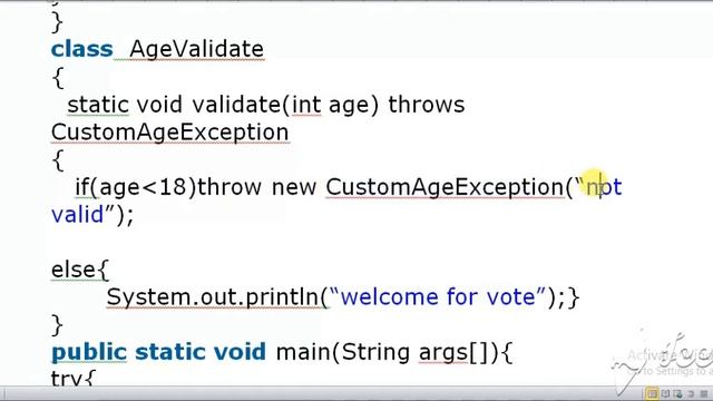 Custom Exception In Java || How To Create Custom Exception In java || Explain With Example||In Hind смотреть онлайн
