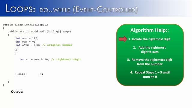 Loops Part 9: do.while loops Event-Controlled (Java) смотреть онлайн
