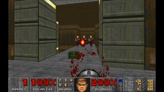 [Doom 2] The Rebirth Map 11: Teleport Center (UV-Fast 3:44) смотреть онлайн