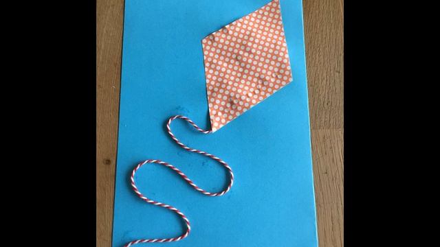 Детская аппликация из бумаги воздушный змей смотреть онлайн