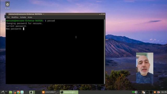 CAMBIARE PASSWORD SU TERMINALE - LINUX смотреть онлайн