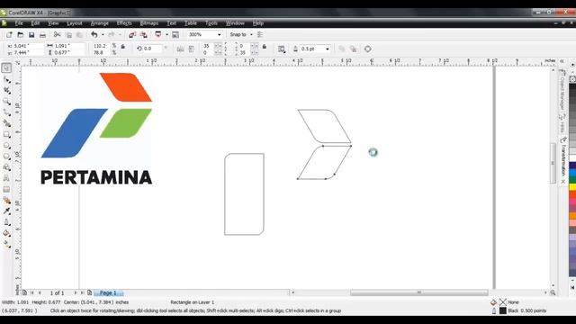 5 Menit Belajar Membuat Desain Logo Pertamina (Corel Draw) смотреть онлайн