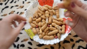 Жаренный арахис в скорлупе.