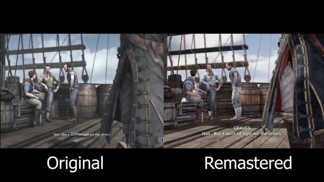 AC3/Assassins Creed iii Remastered VS Original Side By Side Graphics Comparison смотреть онлайн