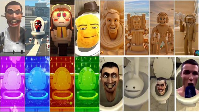 SKIBIDI TOILET MEGA BATTLE смотреть онлайн