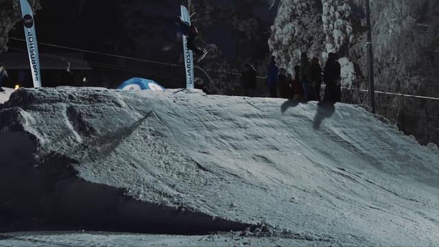 Соревнование сноубордистов -с дисциплине Slopestyle Барнаул 2018 год смотреть онлайн