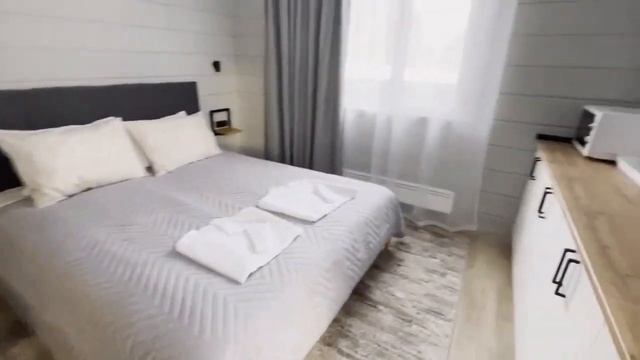 Мангальная зона наших новых домиков 9, 10 и 11 с каминами для двоих! смотреть онлайн