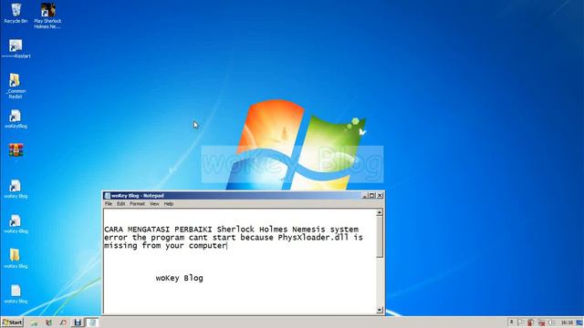 CARA MENGATASI PERBAIKI HOW TO FIX REPAIR Sherlock Holmes Nemesis system error PhysXloader.dll смотреть онлайн