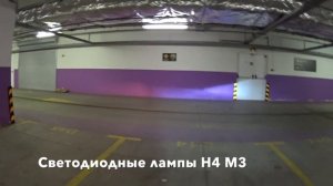 Установка светодиодных ламп H4 M3 в VW Polo