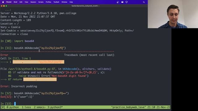 Web Security - Connor- Live Session - 2022.11.21 смотреть онлайн