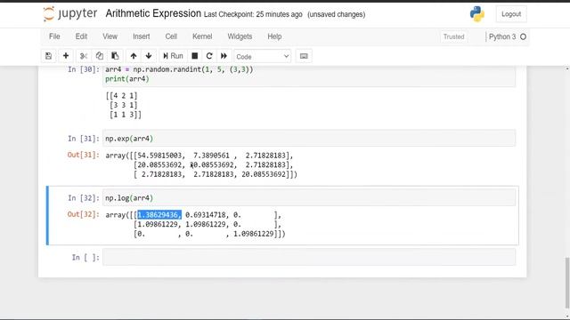 E2.5 Arithmetic Operation in NumPy | Numpy in Hindi | Road to Data Science смотреть онлайн