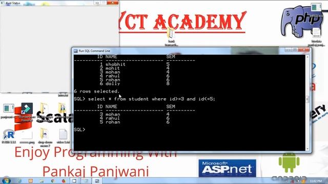 Oracle in Hindi By Pankaj Panjwani #15 | BETWEEN Operator смотреть онлайн