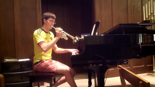 Trumpet and Piano Simultaneously -- Chopin Prelude in E Minor смотреть онлайн