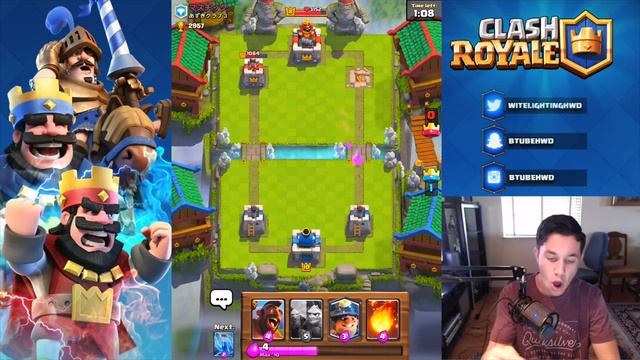 THE PUSH BEGINS! - Clash Royale - Starting Our Push to 4,000 Trophies! смотреть онлайн