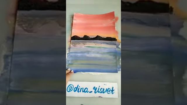 Рисуем пейзаж с детьми старше 6 лет смотреть онлайн