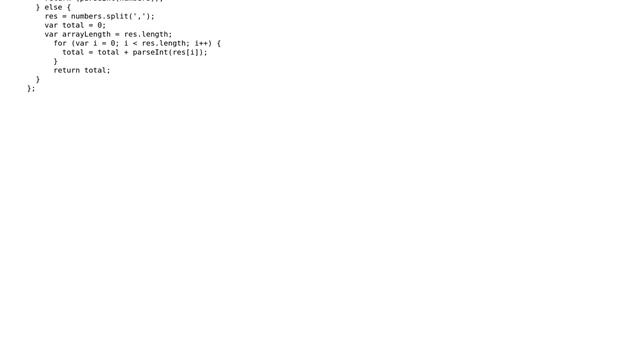 String Calculator kata in JavaScript using TDD смотреть онлайн