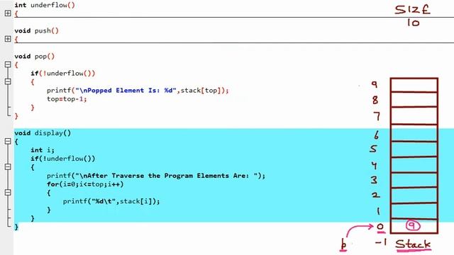 Program to perform Operations (Push & Pop) onto Stack using Array| Data Structure [Download Code] смотреть онлайн