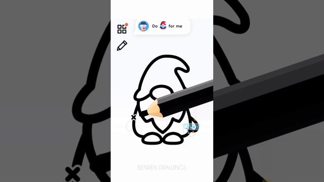 How to draw a Gnome #shortsfeed #easydrawings #easydraw #gnomes смотреть онлайн