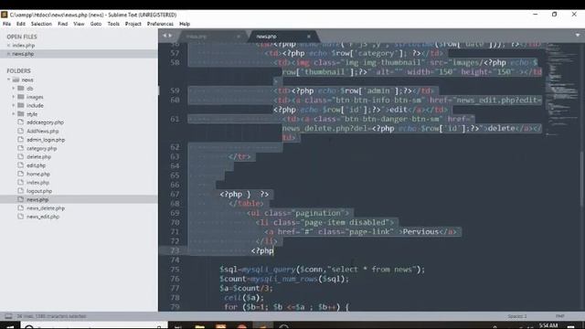 PHP And MySQL Project On Online News Portal : - fetching news смотреть онлайн