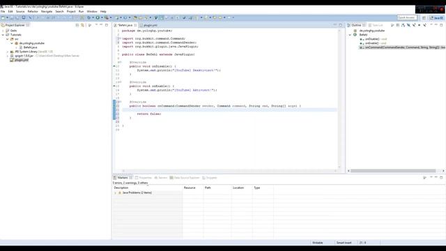 Plugin Programmieren Tutorial #01 | Befehl смотреть онлайн