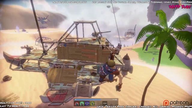 FALLING WITH STYLE!!! Going Through the SAND WALL | Worlds Adrift Closed BETA Gameplay (PC) смотреть онлайн