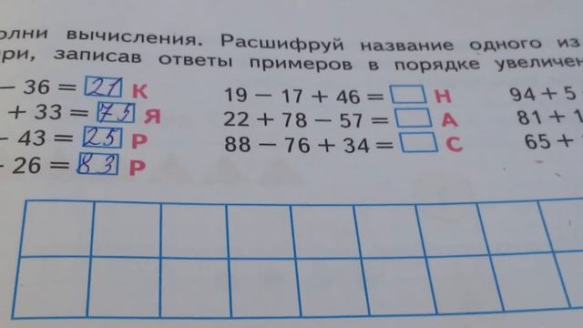 Математика рабочая тетрадь, 2 класс 2 часть смотреть онлайн