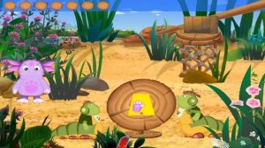 Лунтик учит буквы.