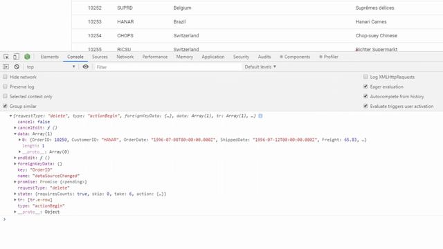 Handle CRUD Actions Using Fetch API and React DataGrid Events смотреть онлайн