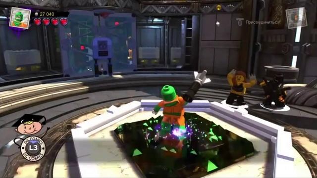 PS4  LEGO Супер злодеи DC Эпизод Проблемы с Оулменом Прохождение