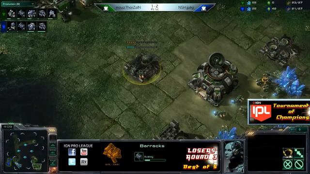 ThorZaIN vs Jjakji - Game 4 - IPL ToC WR3 - StarCraft 2 смотреть онлайн