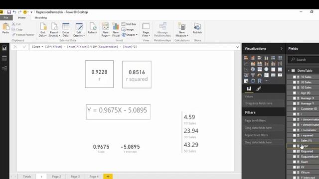 Regression and Statistics in Power BI смотреть онлайн