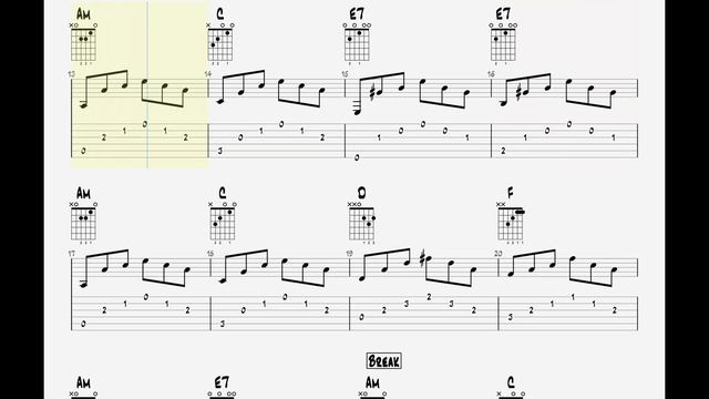 The Animals - House of The Rising Sun (Easier Fingerstyle) || Guitar Play Along TAB смотреть онлайн