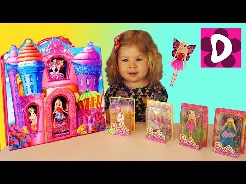 ✿ Кукла БАРБИ Замок Куклы Барби Мини Игрушки Распаковка и Обзор Barbie Doll unboxing Barbie house смотреть онлайн