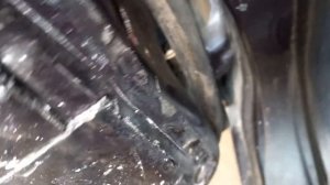 Установка ограничителя в дверь, lanos.