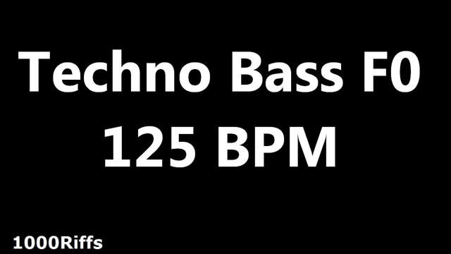 Techno Bass Metronome F0 : 125 BPM : Beats Per Minute смотреть онлайн