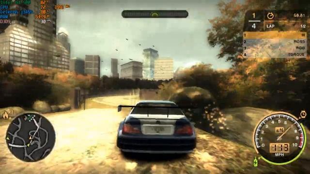 Need for Speed : Most Wanted - Intel HD graphics 500 смотреть онлайн