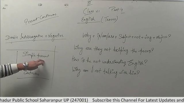 Part 4 Tenses and Book work Subject English Class 6th смотреть онлайн