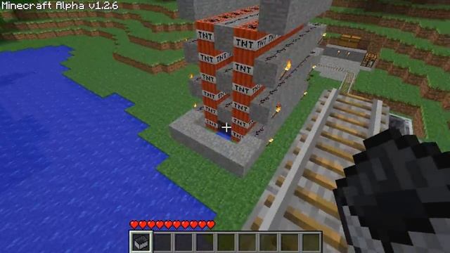 Minecraft: Powerful TNT Cannon смотреть онлайн