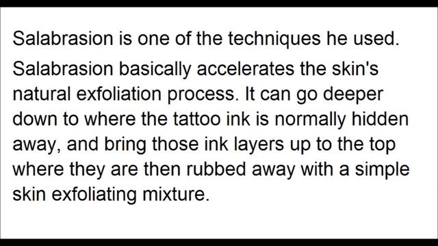 How to Remove a Tattoo without Laser at Home смотреть онлайн