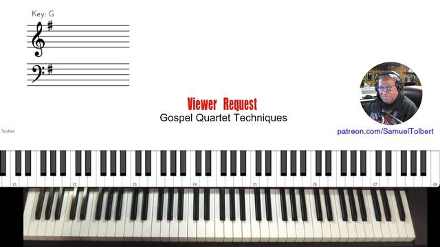 Gospel Quartet Chords - Viewer Request - Playing Quartet Songs on Piano смотреть онлайн