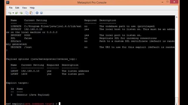 Java Applet2ClassLoader - Remote Code Execution смотреть онлайн