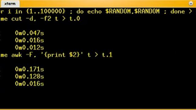 Cut vs. awk смотреть онлайн