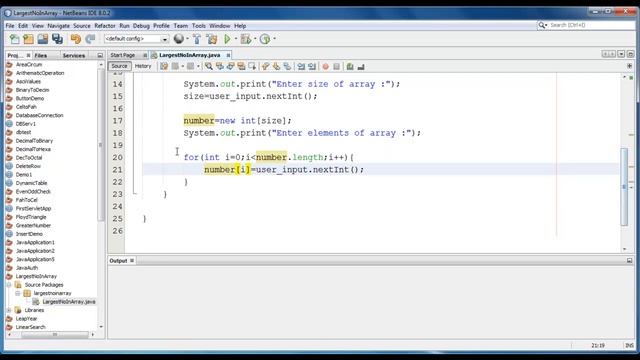 Finding Largest Number from Array in Java смотреть онлайн