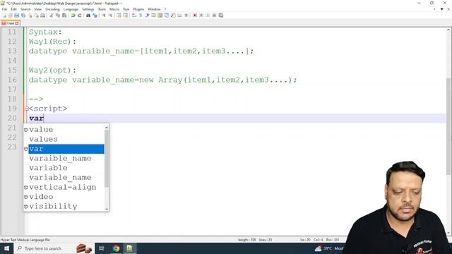 JavaScript Arrays | JavaScript Arrays in Hindi | JavaScript Index Arrays | JavaScript Tutorials смотреть онлайн